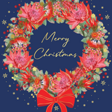 Kids Helpline Aussie Wreath Charity Boxed Christmas Cards