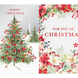 McGrath Foundation Foil Tree Charity Boxed Christmas Cards