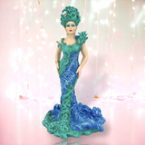 December Diamonds What A Drag Miss Aqua Blues Ornament