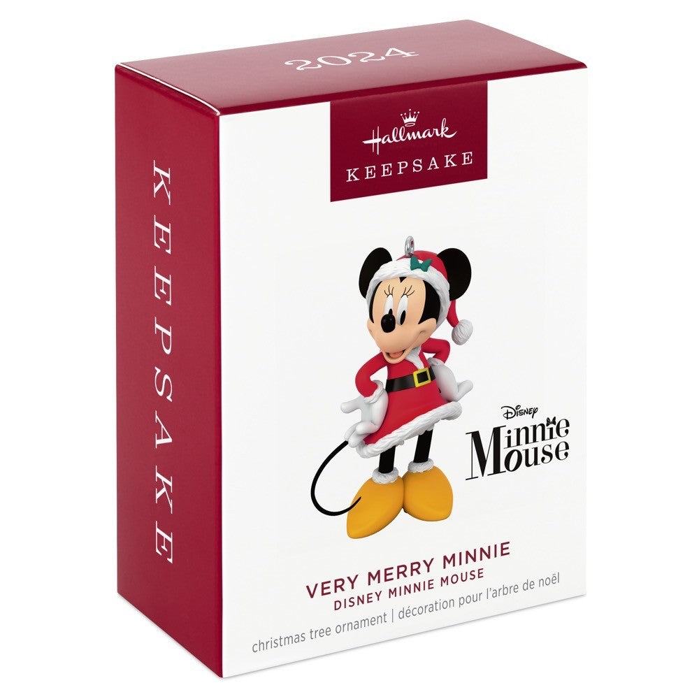 Disney Minnie Mouse Very Merry Minnie Hallmark Keepsake Ornament
