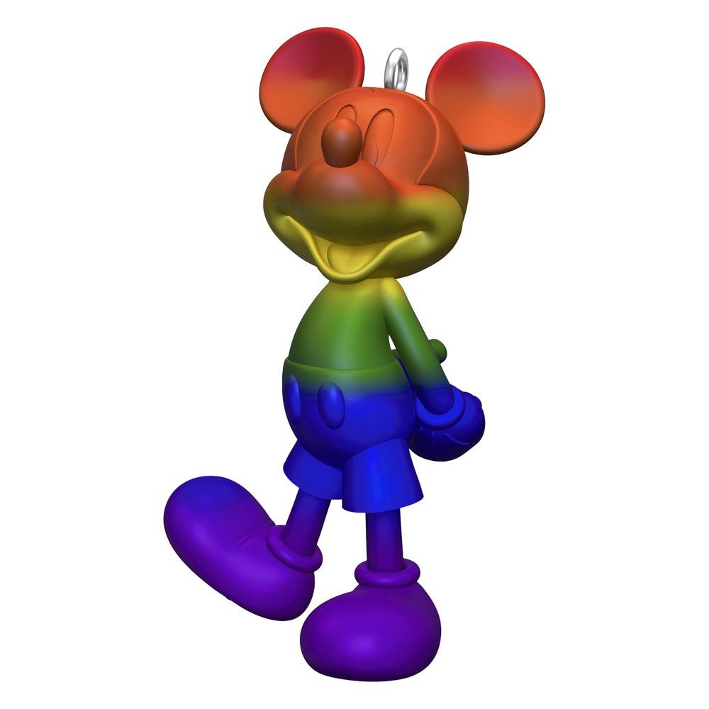 Disney Mickey Mouse Rainbow Mickey Hallmark Keepsake Ornament