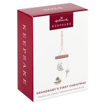 Grandbaby's First Christmas 2024 Porcelain Hallmark Keepsake Ornament
