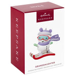 Granddaughter Snowboarding Snowman 2024 Hallmark Keepsake Ornament