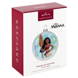 Disney Moana of Motunui Glass Hallmark Keepsake Ornament