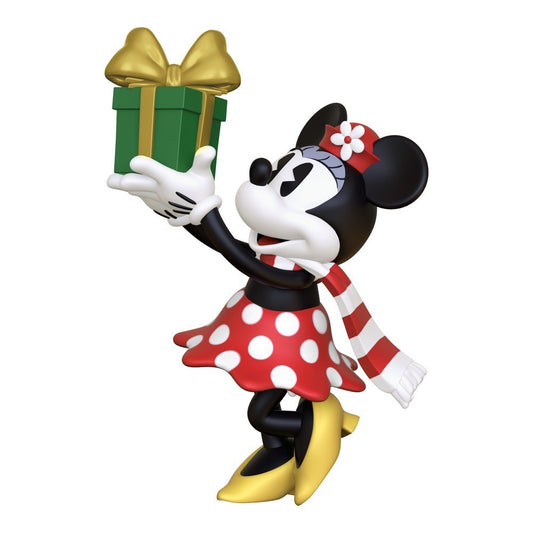 Mini Disney Minnie Mouse Minnie's Special Delivery Hallmark Keepsake Ornament 1.31''