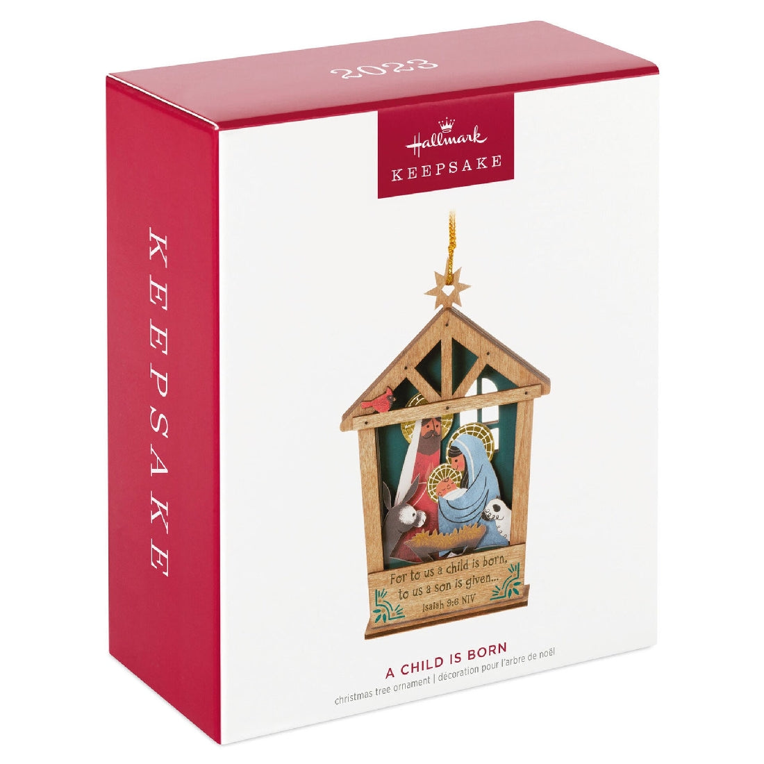 A Child Is Born 2023 Hallmark Keepsake Ornament