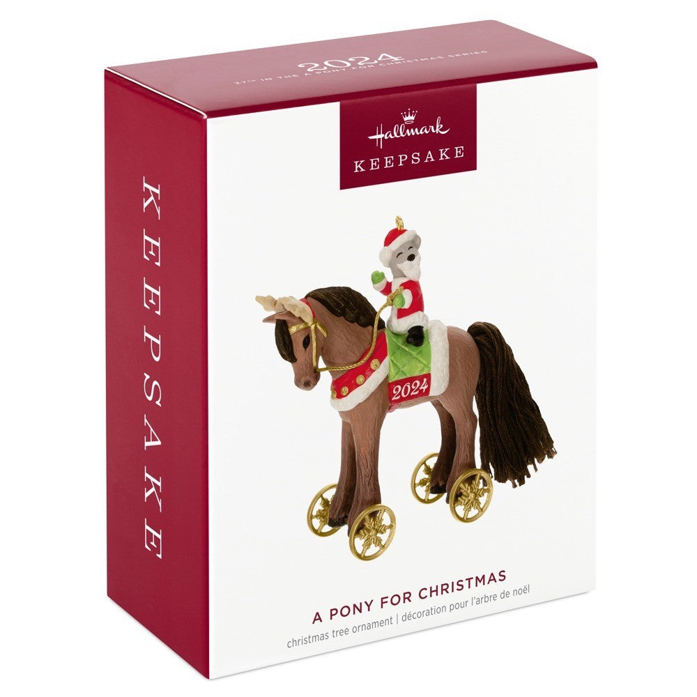 A Pony for Christmas 2024 Hallmark Keepsake Ornament