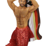December Diamonds  Bear Pride Merman Ornament