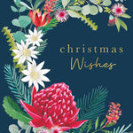 Ovarian Cancer Research Foundation Bush Garland Charity Boxed Christmas Cards