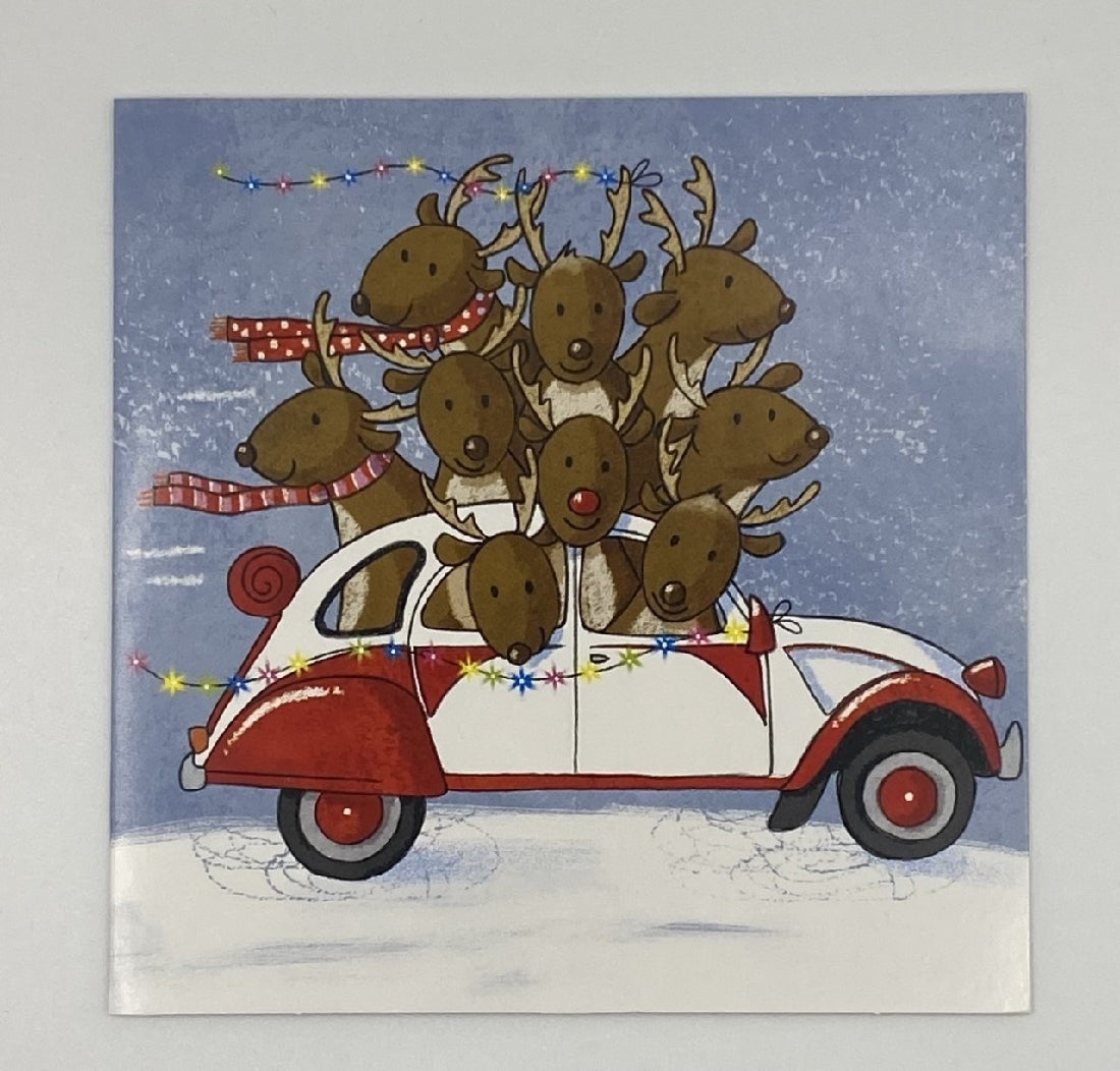 Kids Helpline Reindeer Carpool Charity Christmas Boxed Cards