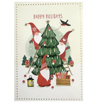 Kids Helpline Gnome Santas with Tree Charity Boxed Christmas Cards