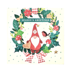 Kids Helpline Pink Gnome Wreath Charity Boxed Christmas Cards