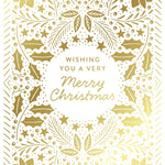 McGrath Foundation Snowflake Gold and White Charity Boxed Christmas Cards