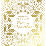 McGrath Foundation Snowflake Gold and White Charity Boxed Christmas Cards