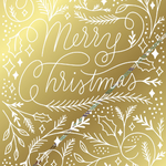 Kids Helpline Gold Pattern Charity Boxed Christmas Cards