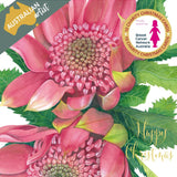 Breast Cancer Network Australia Pink Waratahs Charity Boxed Christmas Cards