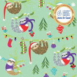 Jeans for Genes Hanging Sloths Charity Boxed Christmas Cards