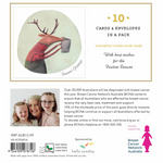 Breast Cancer Network Australia Reindeer Charity Boxed Christmas Cards