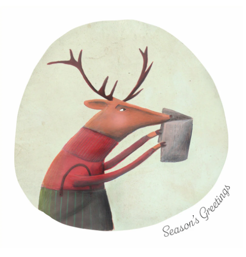 Breast Cancer Network Australia Reindeer Charity Boxed Christmas Cards