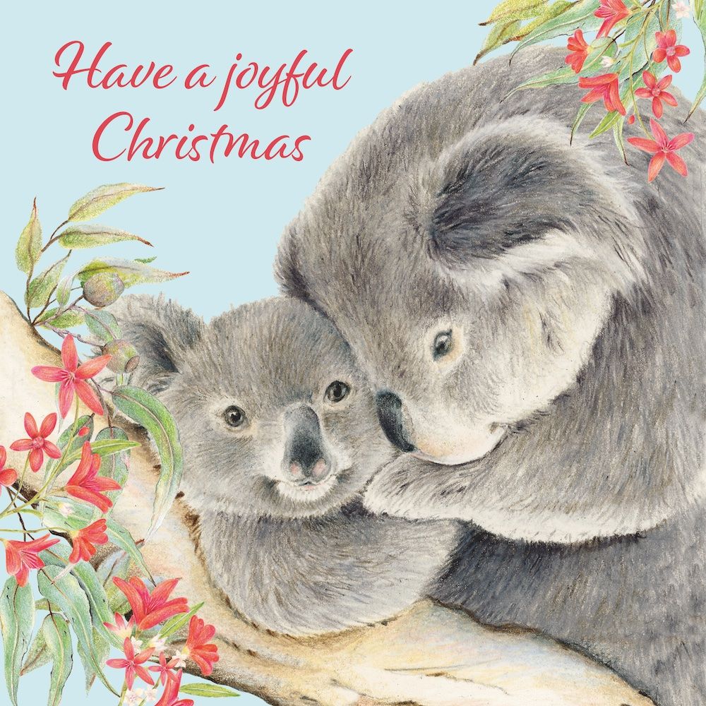 RSPCA Joyful Koala Charity Boxed Christmas Cards