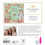 Breast Cancer Network Australia Animal Greetings Charity Boxed Christmas Cards