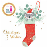 Breast Cancer Network Australia Koala Stocking Charity Boxed Christmas Cards