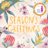 Breast Cancer Network Australia Festive Flora Charity Boxed Christmas Cards