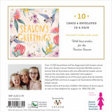 Breast Cancer Network Australia Festive Flora Charity Boxed Christmas Cards