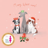 Breast Cancer Network Australia Dog Presents Charity Boxed Christmas Cards