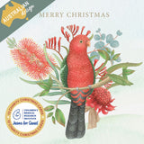 Jeans for Genes Floral King Parrot Charity Boxed Christmas Cards