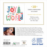 Jeans for Genes Joy To The World Charity Boxed Christmas Cards