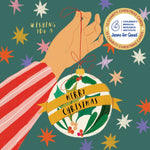 Jeans for Genes Bauble Magic Charity Boxed Christmas Cards