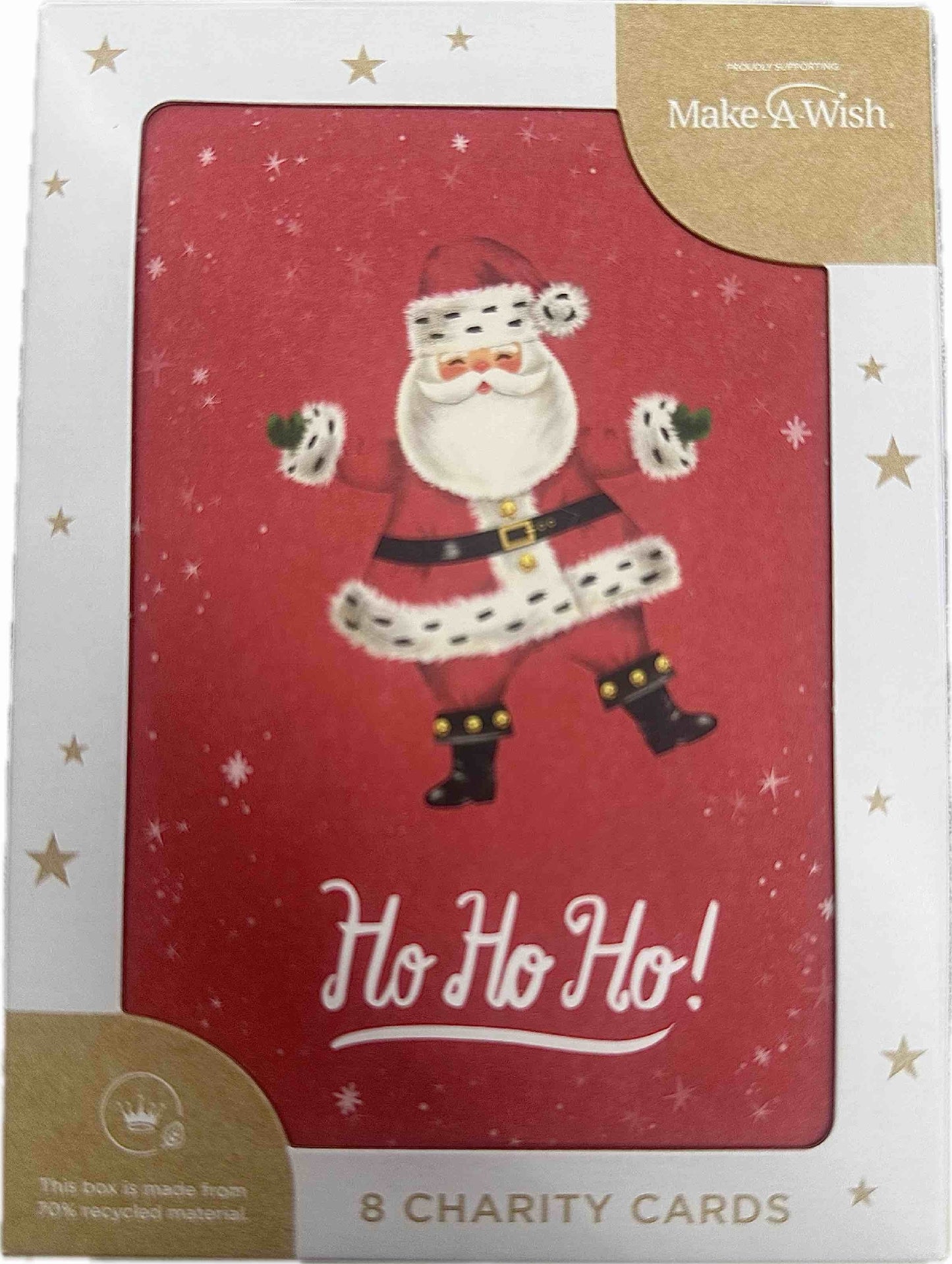 Make-A-Wish Australia Red Santa Charity Boxed Christmas Cards