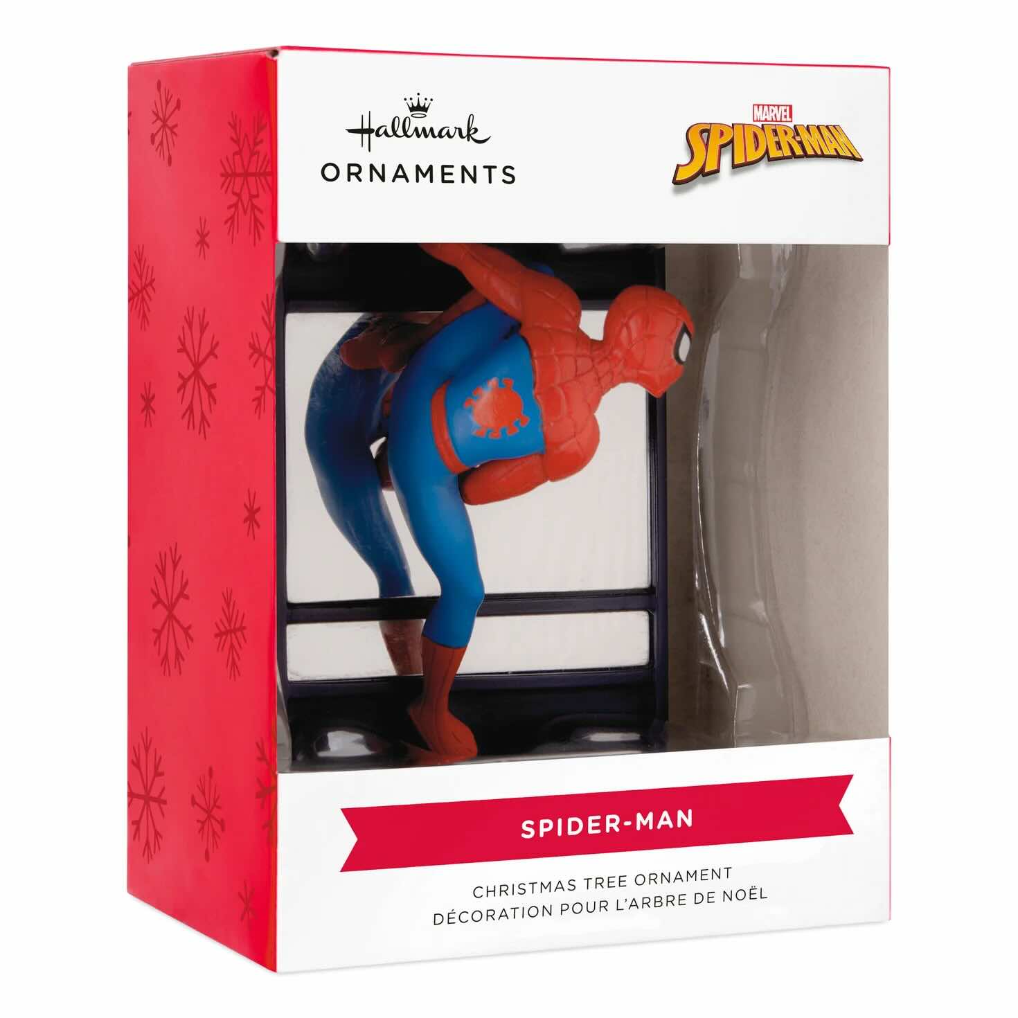 Marvel Spider-Man on Window Resin Hallmark Christmas Ornament