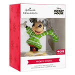 Disney Mickey Mouse in Christmas Sweater Resin Hallmark Christmas Ornament