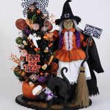 Karen Didion Halloween Lighted Tricks or Treats Kitchen Witch