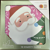 Kids Helpline Santa snowflakes Charity Boxed Christmas Cards