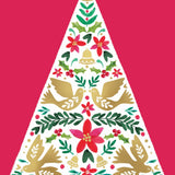 Ovarian Cancer Research Foundation Folk Tree Charity Boxed Christmas Cards