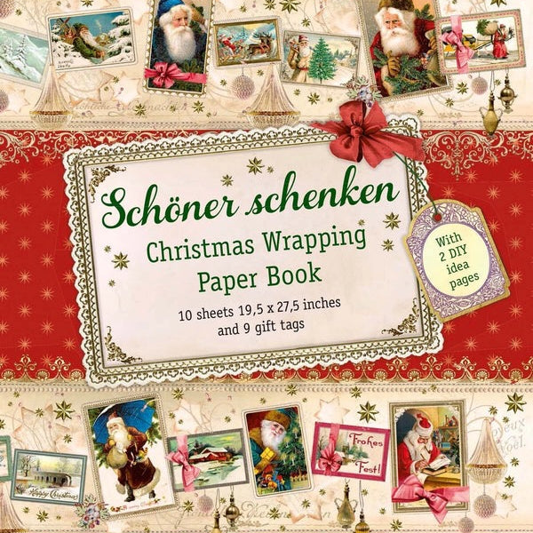 A Vintage Christmas: The Schoner Schenken Wrapping Paper Book
