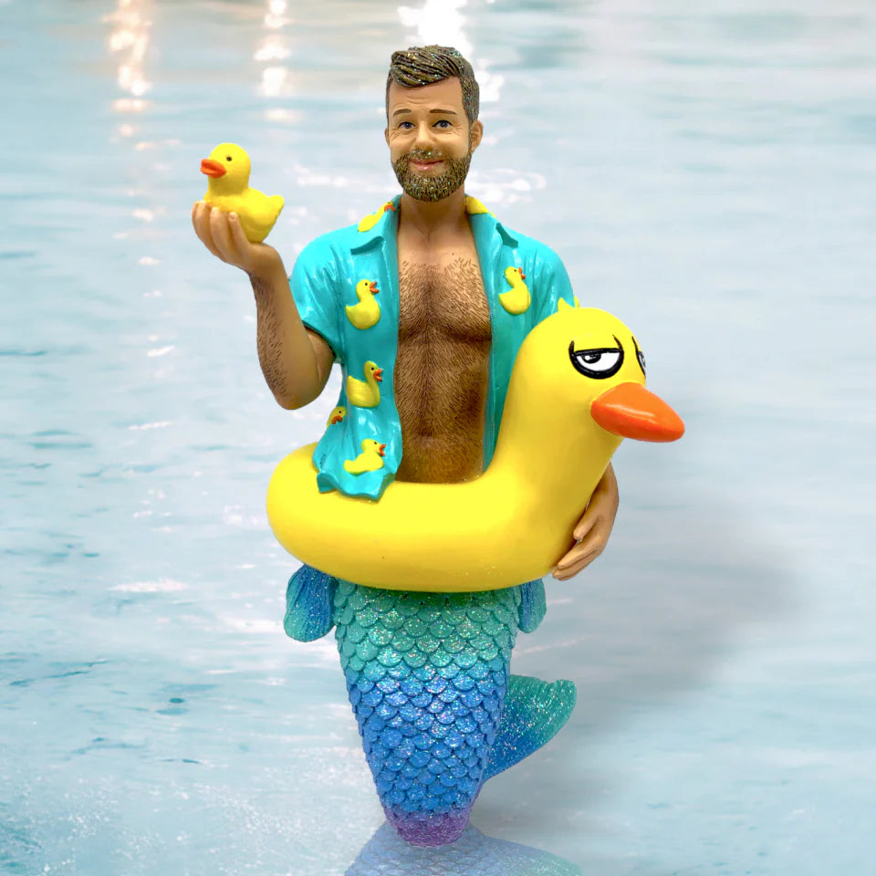 December Diamonds mermen bring joy to Christmas decorations