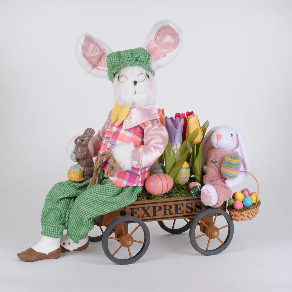 Oh my, this Karen Didion Easter Flower Express Cart is beautiful