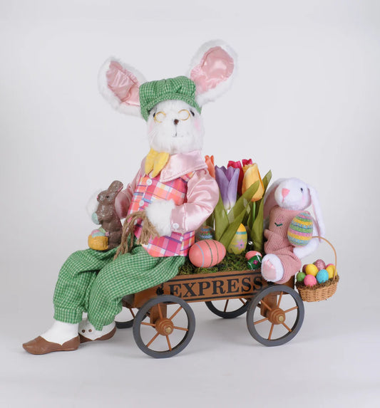 Oh my, this Karen Didion Easter Flower Express Cart is beautiful