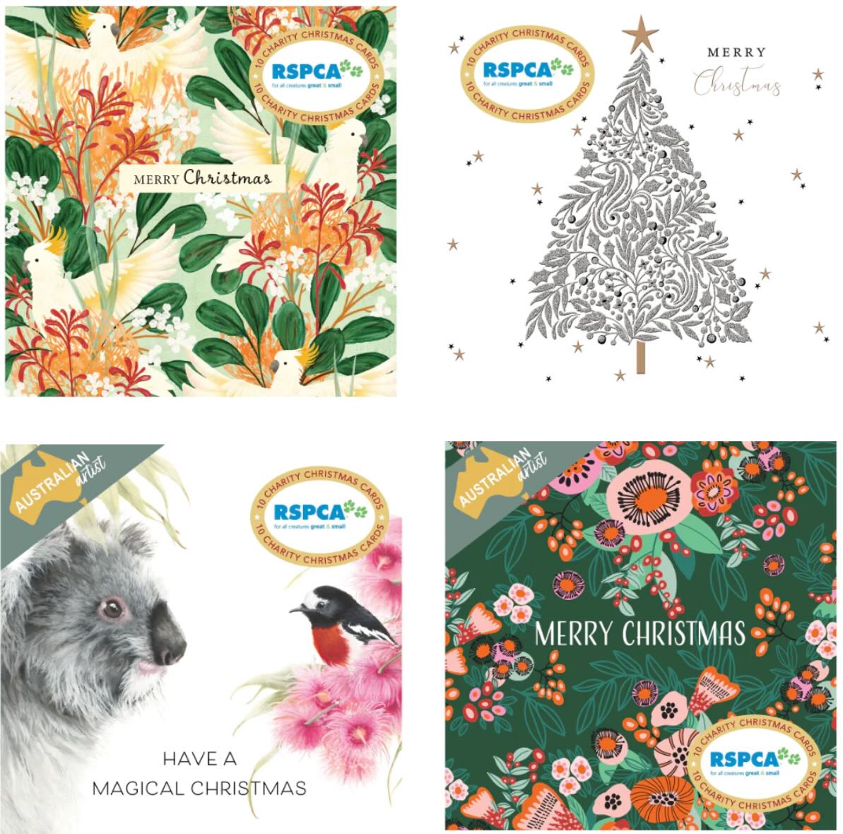 Charity boxed Christmas cards support the RSPCA