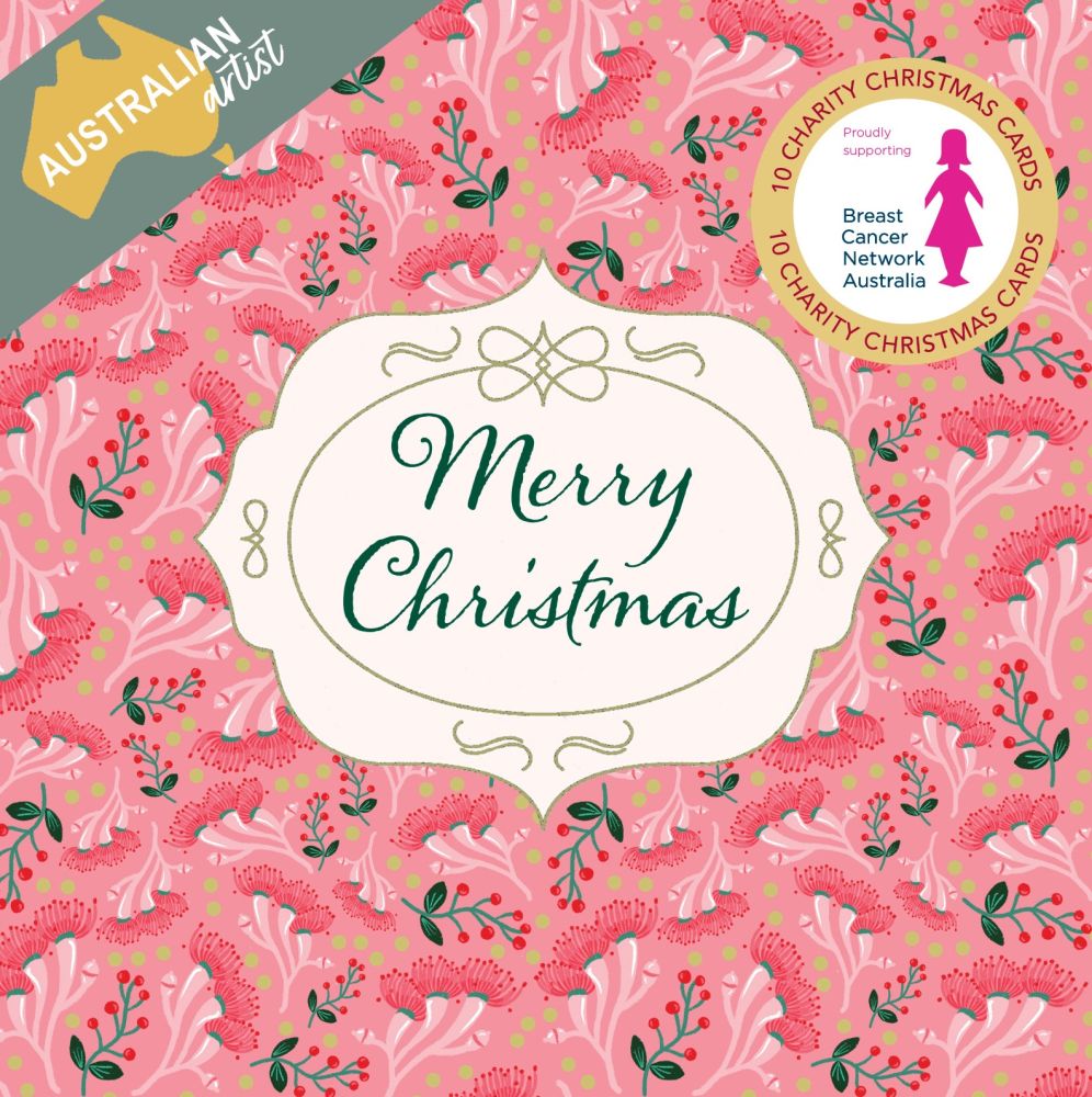 Vintage Pink Christmas: Charity Cards That Support Breast Cancer Network Australia