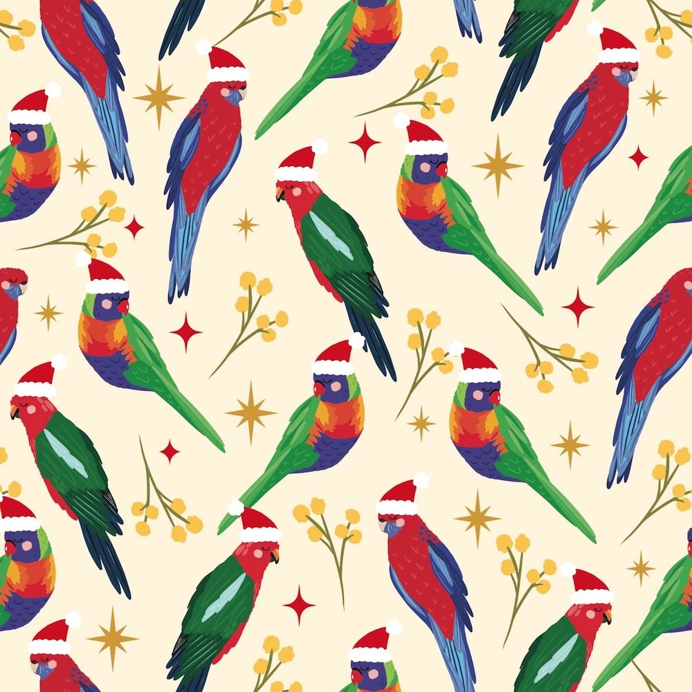 Rosella Santas: The Most Australian Christmas Card We Have Seen This Year