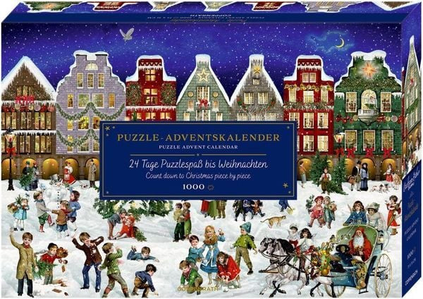 A Cozy Winter Evening with Coppenrath's Advent Calendar Jigsaw Puzzle