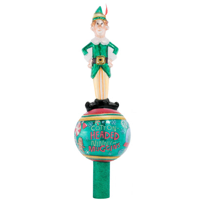 Christopher Radko Merry Muggins Glass Tree Topper