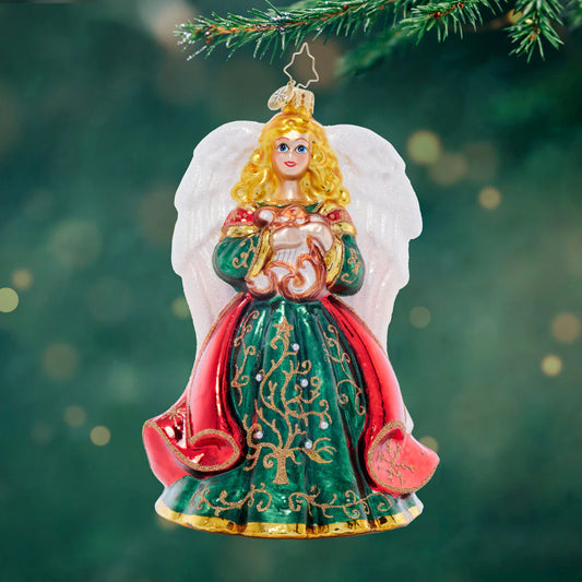 Christopher Radko Christopher Radko Joyful Wreath Gem Glass Christmas Ornament 1018354, 1 - Fry Christopher Radko Christopher Radko Joyful Wreath Gem Glass Christmas Ornament 1018354, 1 - Fry