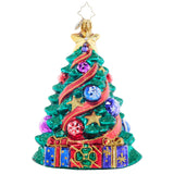 Christopher Radko Wintery Tannenbaum Glass Christmas Ornament