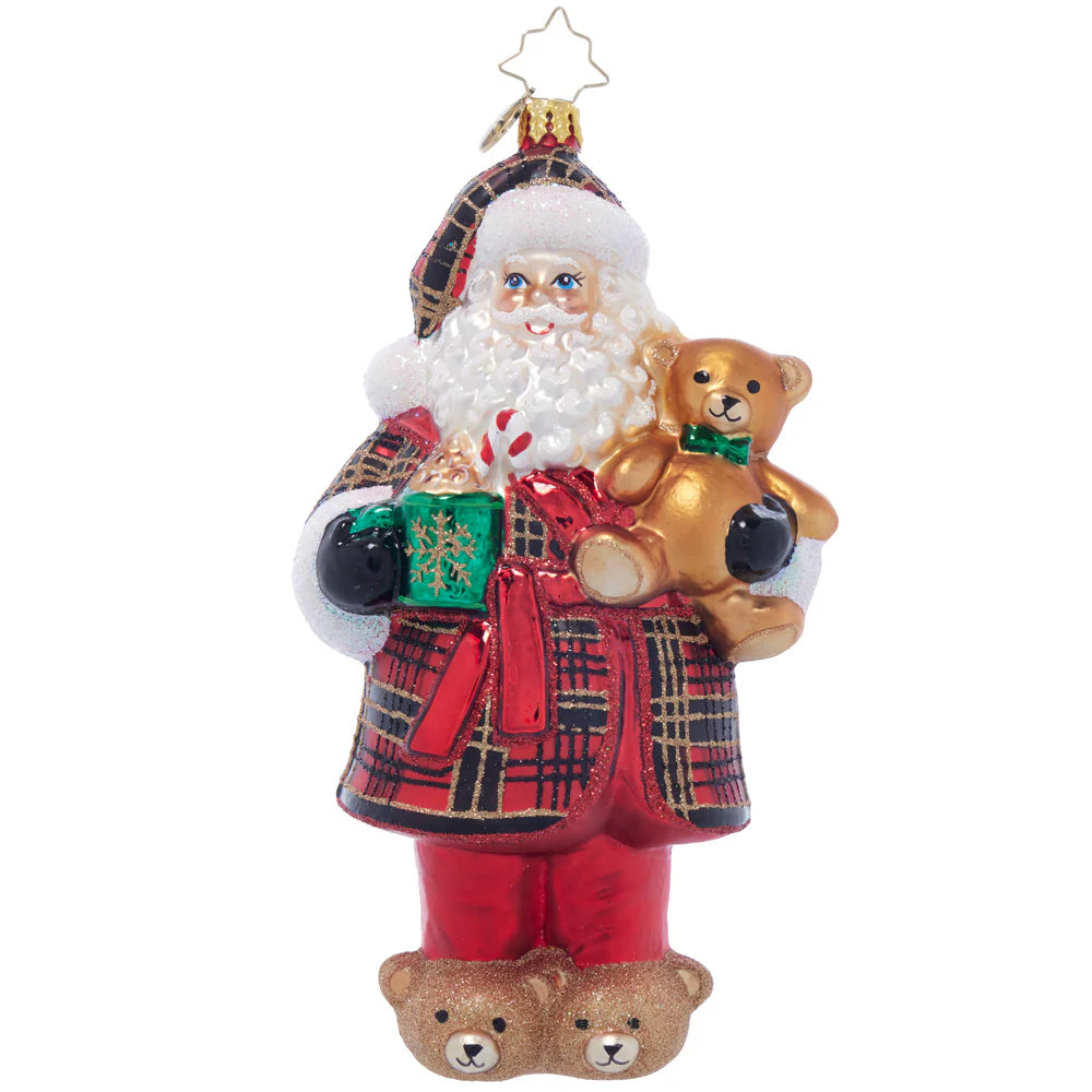 Christopher Radko Sweet Slumber Treat Glass Christmas Ornament